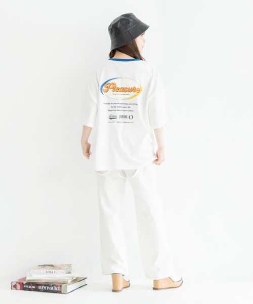 Mysa&Liina（ミーサリーナ）の「BACKプリントBIGT（Tシャツ/カットソー・レディース・オフホワイト/ピンク/ブルー/チャコールグレー・M）」の19枚目の写真