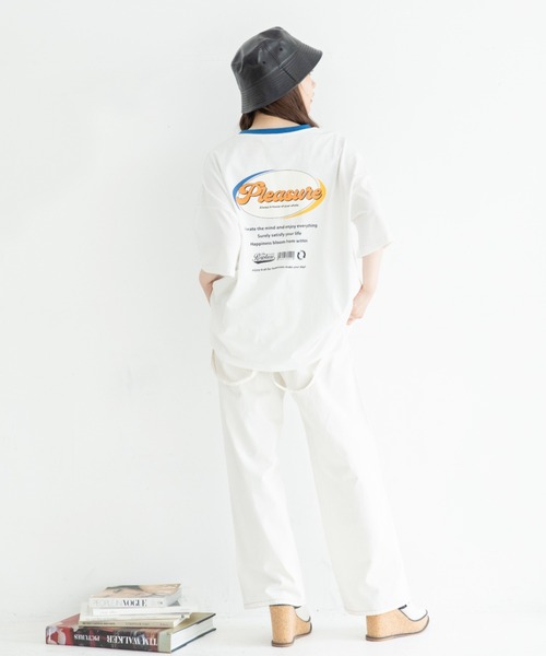 Mysa&Liina（ミーサリーナ）の「BACKプリントBIGT（Tシャツ/カットソー・レディース・オフホワイト/ピンク/ブルー/チャコールグレー・M）」の20枚目の写真