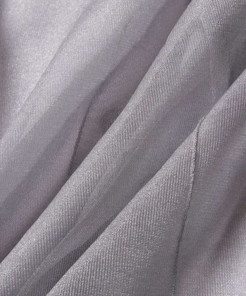 MADEMOISELLE ROPE'（マドモアゼル ロペ）の「シアーコクーンカーディガン（カーディガン/ボレロ・レディース・ベージュ/グレー・38）」の22枚目の写真