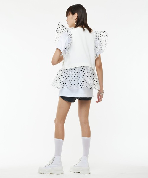 Narcissus（ナルシス）の「【Narcissus】ドットベストTセット（Tシャツ 