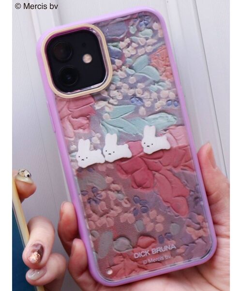 merry jenny（メリージェニー）の「【12】ぷかぷかうさぎiPhone case（スマホケース/カバー・レディース・ラベンダー・FREE）」の4枚目の写真