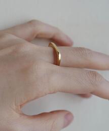 BYOKA | ＜BYOKA＞ゴールドカラーSLICEリング Ψ(リング)