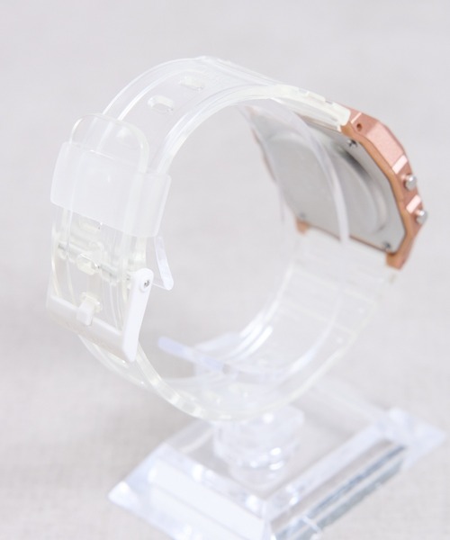 CASIO(カシオ)の「CASIO:カシオ/デジタルクリアウォッチ腕時計 F-91WS-2 F-91WS-4 F-91WS-7 F-91WS-8(デジタル腕時計・レディース・グレー/ピンク/ブルー/クリア/ピンクゴールド/イエローゴールド・FREE)」の11枚目の写真