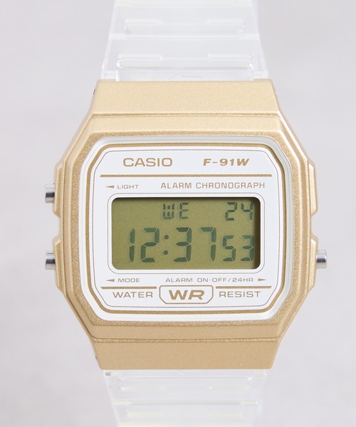 CASIO(カシオ)の「CASIO:カシオ/デジタルクリアウォッチ腕時計 F-91WS-2 F-91WS-4 F-91WS-7 F-91WS-8(デジタル腕時計・レディース・グレー/ピンク/ブルー/クリア/ピンクゴールド/イエローゴールド・FREE)」の16枚目の写真