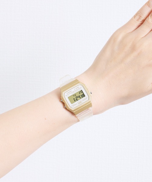 CASIO(カシオ)の「CASIO:カシオ/デジタルクリアウォッチ腕時計 F-91WS-2 F-91WS-4 F-91WS-7 F-91WS-8(デジタル腕時計・レディース・グレー/ピンク/ブルー/クリア/ピンクゴールド/イエローゴールド・FREE)」の15枚目の写真
