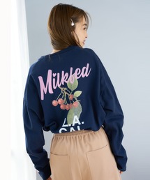 MILKFED. | CHERRY PRINT L/S TOP(Tシャツ/カットソー)