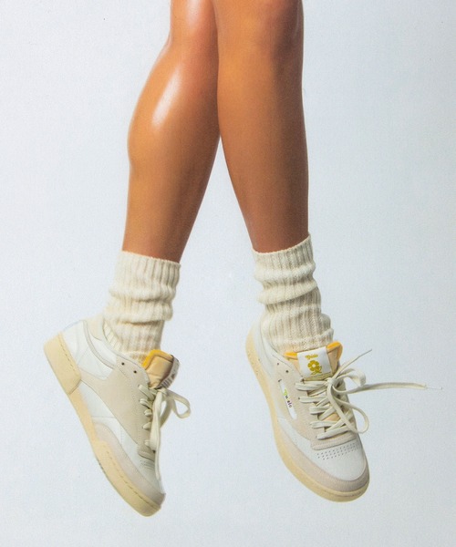 Reebok（リーボック）の「Danielle Guizio クラブシー / Danielle Guizio Club C 85 Shoes（スニーカー・メンズ・オフホワイト・23.0cm/27.0cm/24.0cm/23.5cm/26.0cm/25.5cm/26.5cm/24.5cm/25.0cm）」の6枚目の写真