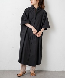 PUAL CE CIN | 【Du noir】タイプライター比翼ワンピース(ワンピース)