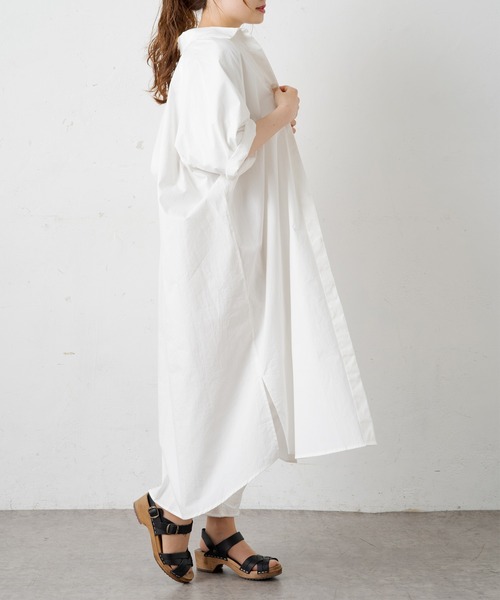 PUAL CE CIN（ピュアルセシン）の「【Du noir】タイプライター比翼ワンピース（ワンピース・レディース・ホワイト/ブラック/グレー・FREE）」の12枚目の写真