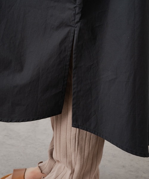 PUAL CE CIN（ピュアルセシン）の「【Du noir】タイプライター比翼ワンピース（ワンピース・レディース・ホワイト/ブラック/グレー・FREE）」の7枚目の写真