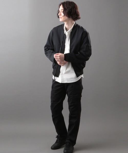 AVIREX(アヴィレックス)の「【AVIREX FLYER’S】エムエーワン / MA-1 AF /アヴィレックス / AVIREX(MA-1・メンズ・ブラック/グレー・MEDIUM/LARGE/X-LARGE/XX-LARGE)」の3枚目の写真