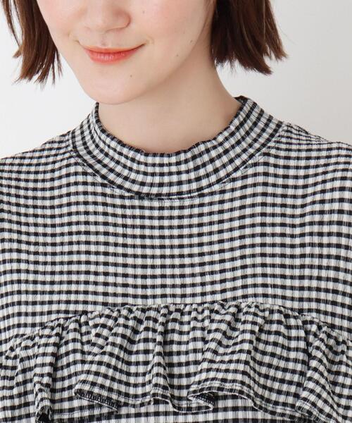 DRESKIP(ドレスキップ)の「◆ティアードフリル楊柳風プルオーバー(Tシャツ/カットソー・レディース・ブラック/オフホワイト/ベージュ系その他2/ブラック系1・02/03)」の6枚目の写真