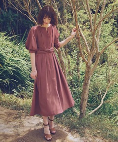 セール】ギャザーカシュクールワンピース（ワンピース）｜anuans