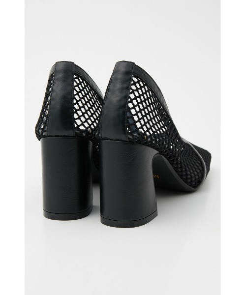 THROW by SLY（スローバイスライ）の「THROW SQUARE MESH PUMPS スクエア メッシュ パンプス（パンプス・レディース・ブラック/グリーン・LARGE/SMALL/MEDIUM）」の5枚目の写真