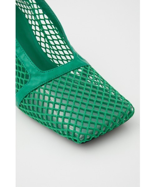 THROW by SLY（スローバイスライ）の「THROW SQUARE MESH PUMPS スクエア メッシュ パンプス（パンプス・レディース・ブラック/グリーン・LARGE/SMALL/MEDIUM）」の12枚目の写真