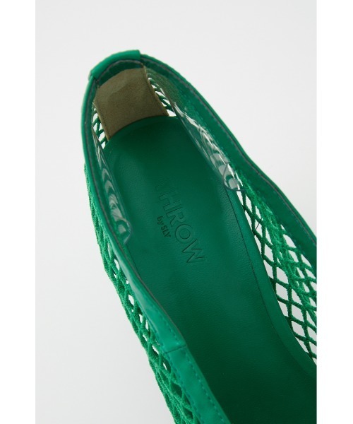THROW by SLY（スローバイスライ）の「THROW SQUARE MESH PUMPS スクエア メッシュ パンプス（パンプス・レディース・ブラック/グリーン・LARGE/SMALL/MEDIUM）」の14枚目の写真