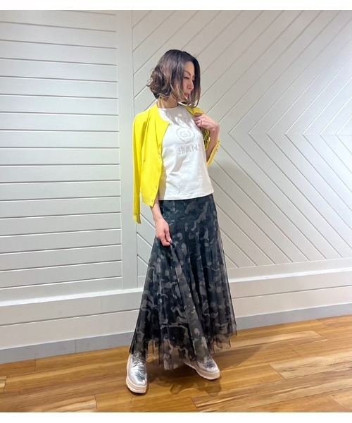 Desert Rose(デザートローズ)の「【TORANOI/トラノイ】迷彩プリントチュールスカート(スカート・レディース・グリーン系その他/グレー系その他・FREE)」の19枚目の写真