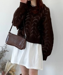 SLURR | 透かし編みメッシュニット(ニット/セーター)