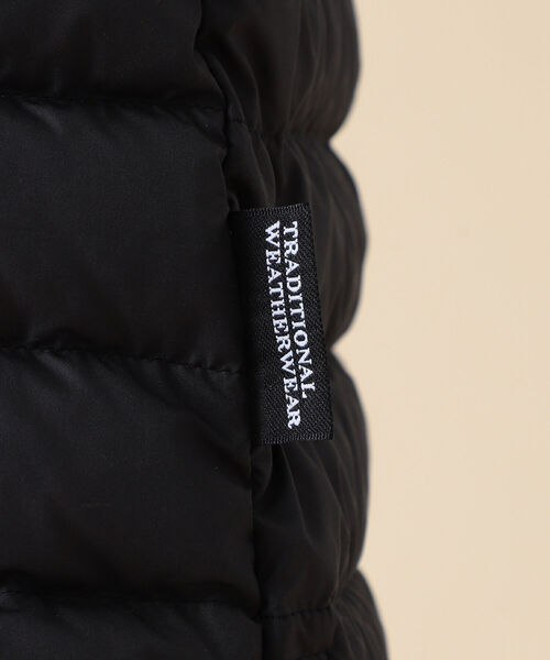 トラディショナルウェザーウェア アークリーロングインナーダウンコート ブラック Traditional Weatherwear / トラディショナルウェザーウェア ノー