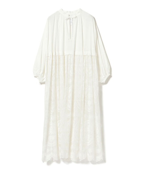 CAROLINA GLASER（カロリナ グレイサー）の「Aya × CAROLINA GLASER / レース ロングブラウス（シャツ/ブラウス・レディース・ホワイト/ブラック・ONE SIZE）」の12枚目の写真