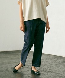 PUAL CE CIN | 【Du noir】JAPAN MADEセンタープレスデニムパンツ(デニムパンツ)