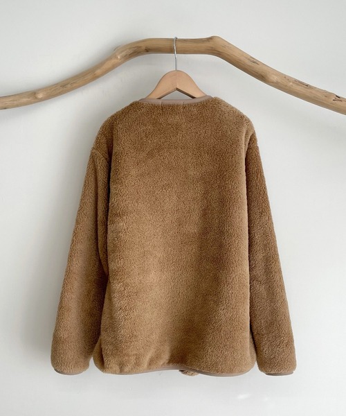 CANAL JEAN（キャナルジーン）の「ALMOND SURFBOARDS＆DESINS(アーモンドサーフボードデザイン) マイクロフリースクルーネック（その他トップス・レディース・キャメル/ライトベージュ・MEDIUM）」の13枚目の写真