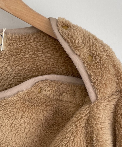 CANAL JEAN（キャナルジーン）の「ALMOND SURFBOARDS＆DESINS(アーモンドサーフボードデザイン) マイクロフリースクルーネック（その他トップス・レディース・キャメル/ライトベージュ・MEDIUM）」の14枚目の写真