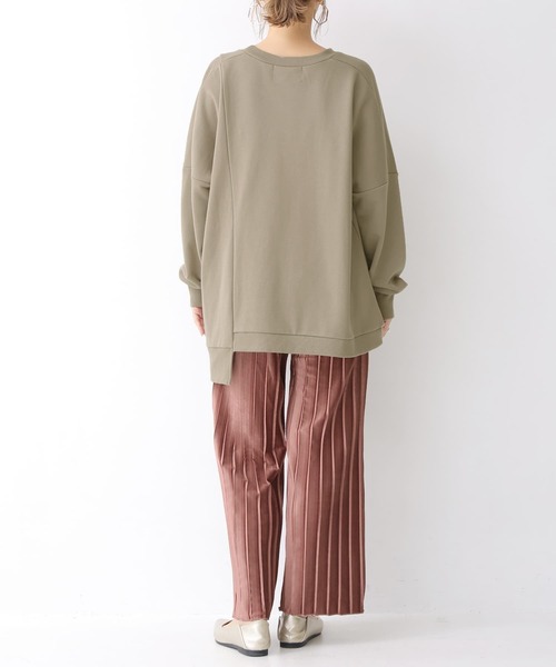 osharewalker(オシャレウォーカー)の「【廃盤】『ベロアプリーツワイドパンツ』(その他パンツ・レディース・ブルーグリーン/チャコール/ピンク・1/2)」の13枚目の写真