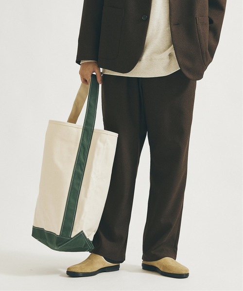 TEMBEA（テンベア）の「【TEMBEA×JOURNAL STANDARD / テンベア】別注 BAGUETTE TOTE LARGE（トートバッグ・メンズ・ブラウン/グリーン/ネイビー・FREE）」の12枚目の写真