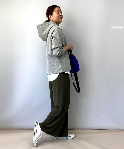 Grand PARK(グランドパーク)の「スポンジパーカー(パーカー・レディース・カーキ/チャコールグレー/ネイビー/トップグレー・FREE)」の18枚目の写真