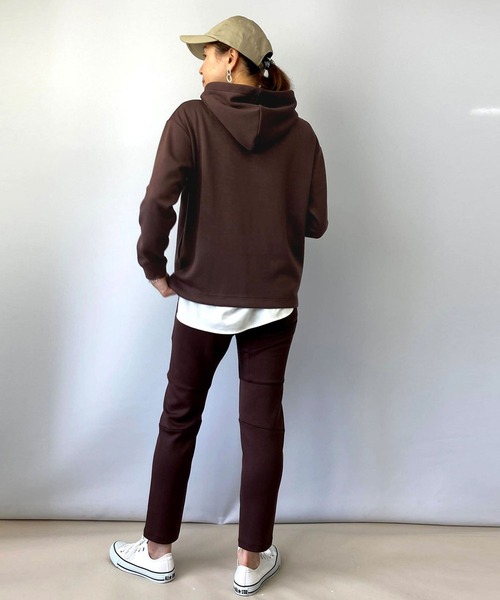 Grand PARK(グランドパーク)の「スポンジパーカー(パーカー・レディース・カーキ/チャコールグレー/ネイビー/トップグレー・FREE)」の21枚目の写真