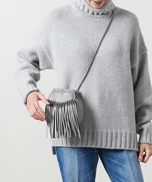 NOMADIS(ノマディス)の「<NOMADIS(ノマディス)>ME ショルダーバッグ(ショルダーバッグ・レディース・ライトグレー/オリーブ・FREE)」の1枚目の写真