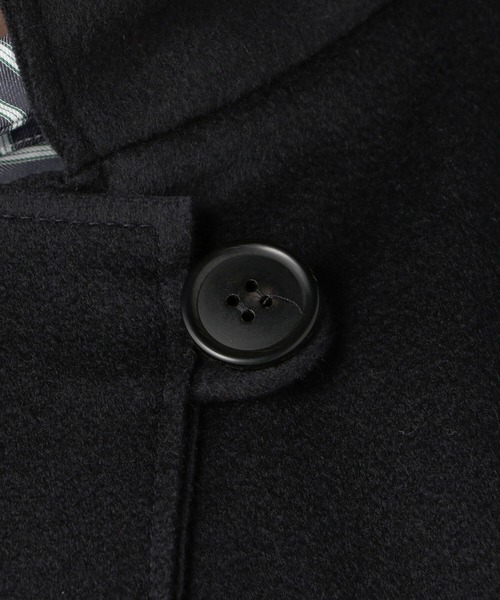 GALLEGO DESPORTES（ギャレゴデスポート）の「【GALLEGO DESPORTES】1ボタンビッグコート ウール WOMEN（ステンカラーコート・レディース・ネイビー/ダークグリーン・SMALL）」の13枚目の写真