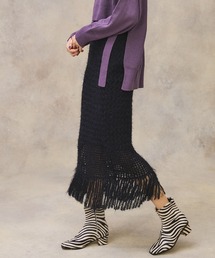 PUBLIC TOKYO | バスケットフェザーニットスカート(スカート)