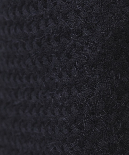 PUBLIC TOKYO(パブリックトウキョウ)の「バスケットフェザーニットスカート(スカート・レディース・ブラック/アイボリー・FREE)」の16枚目の写真