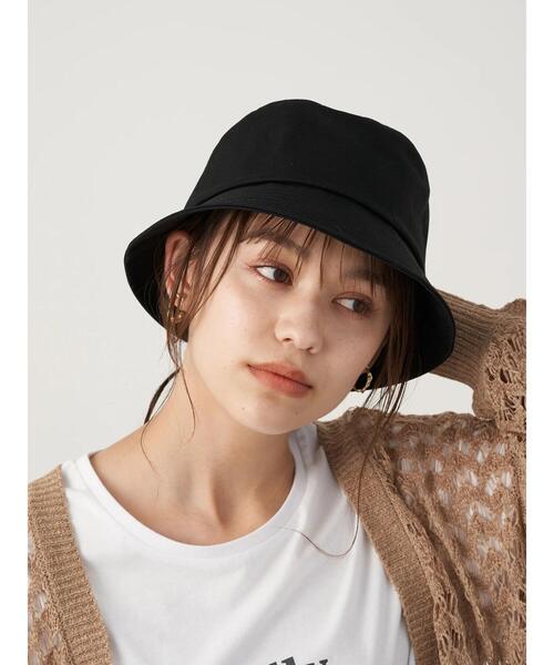 earth music&ecology（アースミュージックアンドエコロジー）の「ツイルバケットハット  ＊（ハット・レディース・グレー/ブラック/ベージュ・FREE）」の20枚目の写真