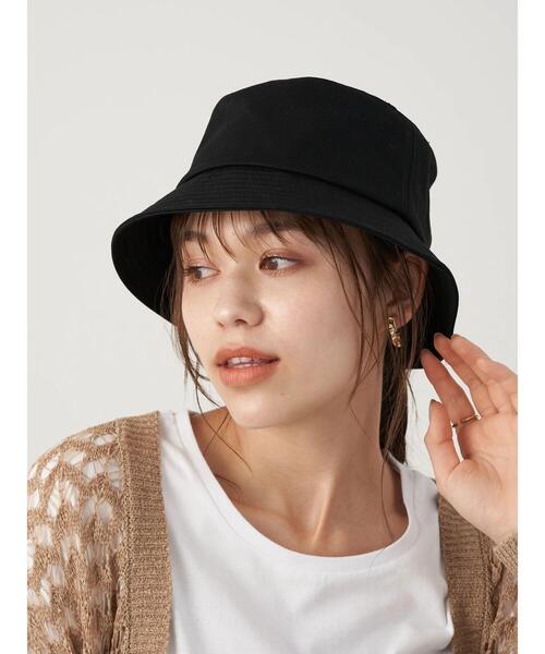 earth music&ecology（アースミュージックアンドエコロジー）の「ツイルバケットハット  ＊（ハット・レディース・グレー/ブラック/ベージュ・FREE）」の15枚目の写真