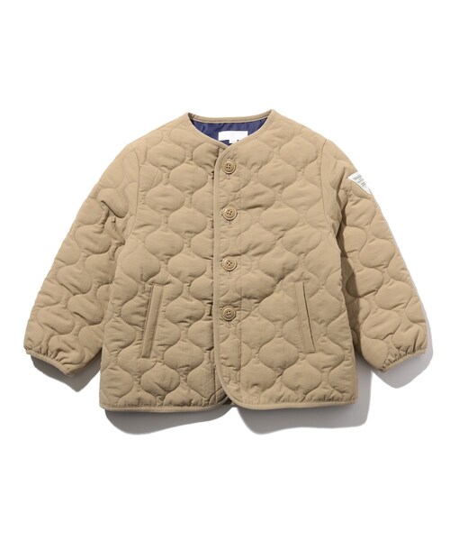 SHOO・LA・RUE(シューラルー)の「◆【90-150cm】薄中綿キルトジャケット(その他アウター・キッズ・ベージュ/カーキ・11/10/12/15 /13/14/09)」の1枚目の写真