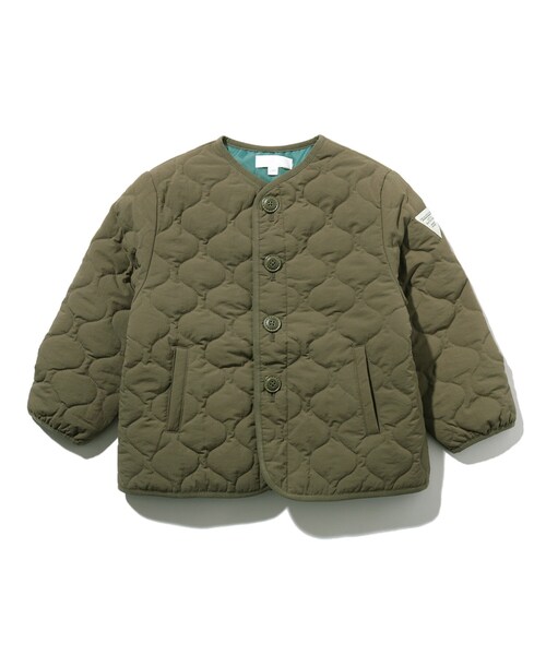 SHOO・LA・RUE(シューラルー)の「◆【90-150cm】薄中綿キルトジャケット(その他アウター・キッズ・ベージュ/カーキ・11/10/12/15 /13/14/09)」の4枚目の写真