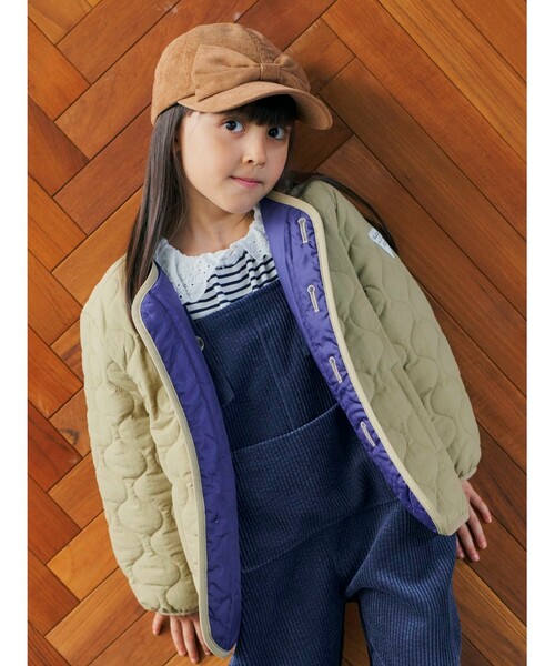 SHOO・LA・RUE(シューラルー)の「◆【90-150cm】薄中綿キルトジャケット(その他アウター・キッズ・ベージュ/カーキ・11/10/12/15 /13/14/09)」の11枚目の写真