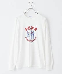 CIAOPANIC | 【University of Pennsylvania】PENNカレッジプリントロンT(Tシャツ/カットソー)