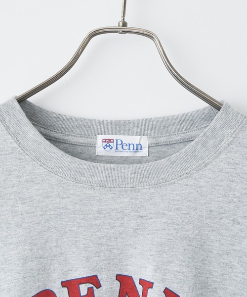 CIAOPANIC（チャオパニック）の「【University of Pennsylvania】PENNカレッジプリントロンT（Tシャツ/カットソー・レディース・グレー/オフホワイト・FREE）」の3枚目の写真