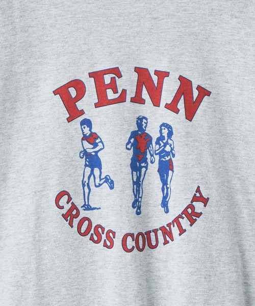 CIAOPANIC（チャオパニック）の「【University of Pennsylvania】PENNカレッジプリントロンT（Tシャツ/カットソー・レディース・グレー/オフホワイト・FREE）」の4枚目の写真