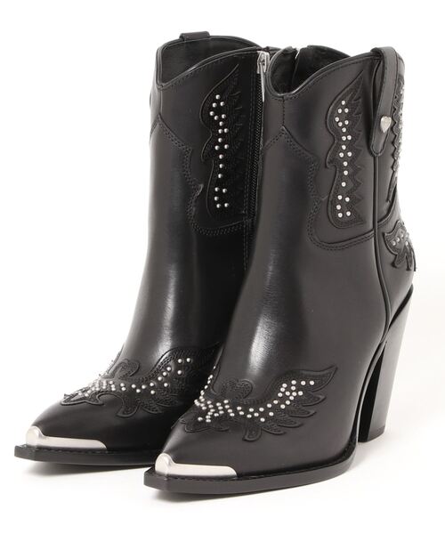 ASH(アッシュ)の「WEB限定【BEVERLY】ウエスタンショートブーツ(ブーツ・レディース・ブラック・38/36/37)」の9枚目の写真