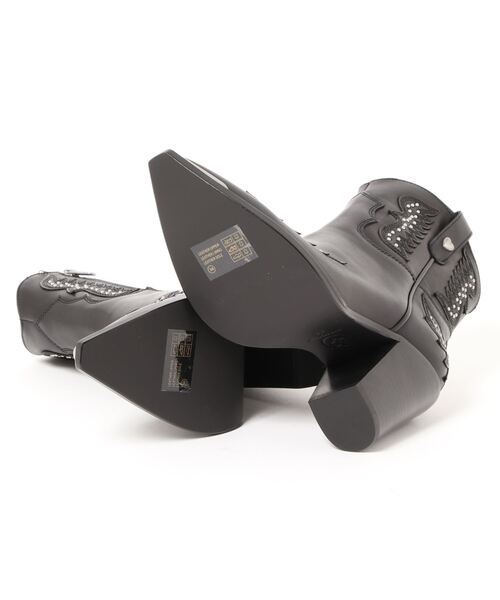 ASH(アッシュ)の「WEB限定【BEVERLY】ウエスタンショートブーツ(ブーツ・レディース・ブラック・38/36/37)」の11枚目の写真