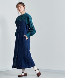 デニムキャミワンピース