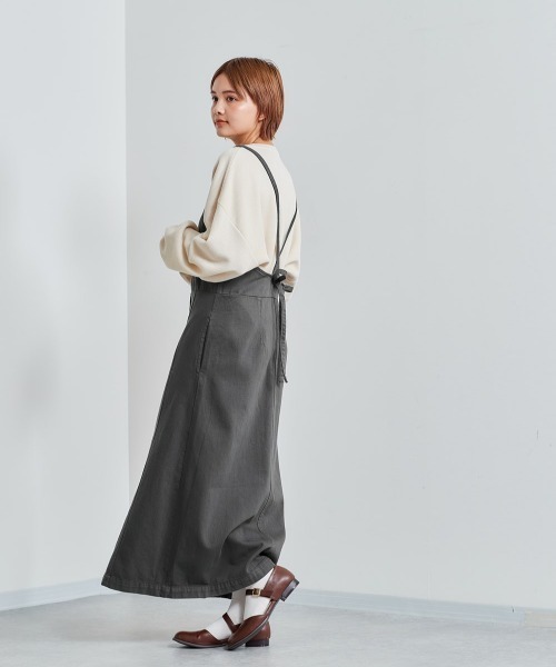 cepo（セポ）の「デニムキャミワンピース（ワンピース・レディース・チャコールグレー/ネイビー・M）」の9枚目の写真