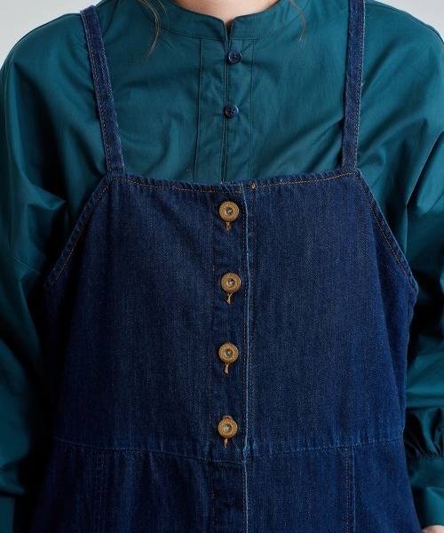 cepo（セポ）の「デニムキャミワンピース（ワンピース・レディース・チャコールグレー/ネイビー・M）」の12枚目の写真