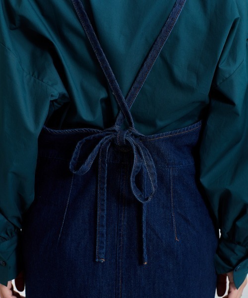 cepo（セポ）の「デニムキャミワンピース（ワンピース・レディース・チャコールグレー/ネイビー・M）」の8枚目の写真