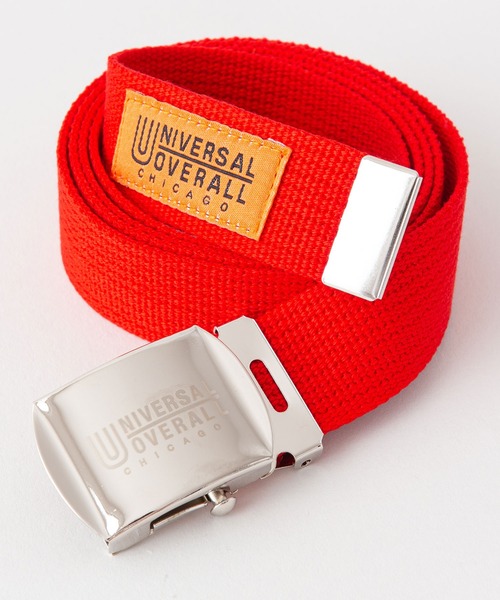UNIVERSAL OVERALL(ユニバーサルオーバーオール)の「【UNIVERSAL OVERALL/ユニバーサルオーバーオール】ブランドロゴ刻印 ユニセックス GIロング ガチャベルト(ベルト・メンズ・ブラウン系その他/オフホワイト/ブラック/ネイビー/レッド/グレー/ピンク/イエロー/ブルー/グリーン・FREE)」の10枚目の写真